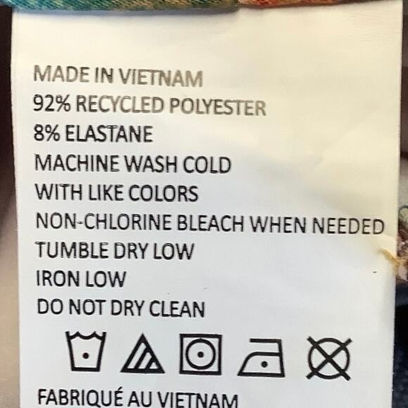 prAna Size 35 Baja Stripe 7” Fenton Boardshorts Swim Trunks Swimwear N10-22 - Picture 9 of 9